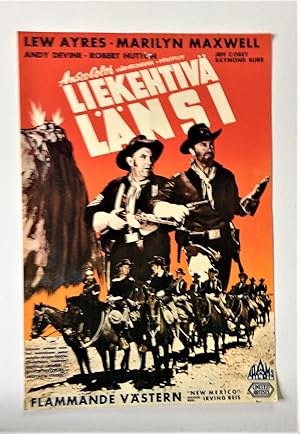 NEW MEXICO An original, 1952 First Screening A2 Cinema Movie Poster (Folded)
