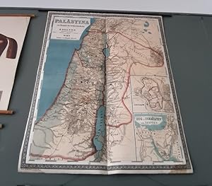 Israel - Palästina als Schauplatz der heiligen Geschichte. Von B. Kozenn, Maßstab: 1 : 263 000.