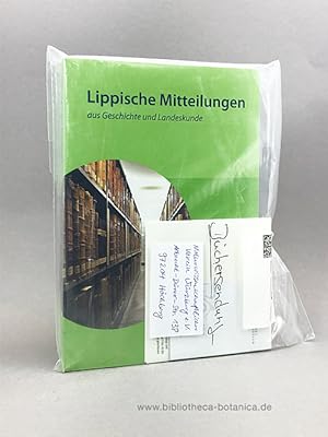 Seller image for Lippische Mitteilungen aus Geschichte und Landeskunde. 85. Band. for sale by Bibliotheca Botanica