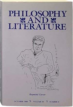 Seller image for Philosophy and Literature Vol 22 No 2; October 1998 for sale by Carpetbagger Books