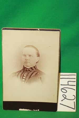 Image du vendeur pour Photograph Cabinet Card Portrait of Eda Halden Barnard mis en vente par Princeton Antiques Bookshop