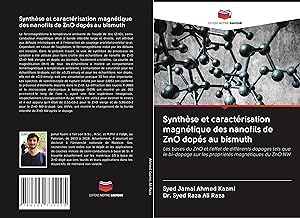 Imagen del vendedor de Synthse et caractrisation magntique des nanofils de ZnO dops au bismuth a la venta por moluna