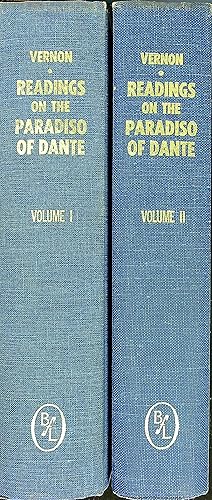 Seller image for Readings on the Paradiso of Dante: Chiefly based on the commentary of Benvenuto da Imola. In Two Volumes for sale by Wonder Book