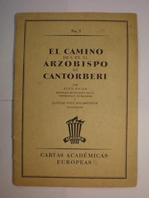 Immagine del venditore per El camino de s. Ex. el Arzobispo de Cantorberi venduto da Librera Antonio Azorn