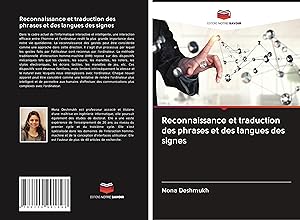 Bild des Verkufers fr Reconnaissance et traduction des phrases et des langues des signes zum Verkauf von moluna