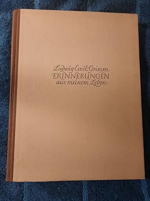 Image du vendeur pour Ludwig Emil Grimm. Aus meinem Leben. mis en vente par Aderholds Bcher & Lots