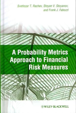 Image du vendeur pour Probability Metrics Approach to Financial Risk Measures mis en vente par GreatBookPricesUK