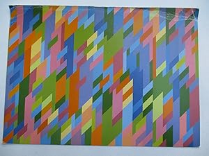 Seller image for Bridget Riley Recent Paintings and Gouaches Waddington Galleries and Karsten Schubert 1996 Exhibition invite postcard for sale by ANARTIST