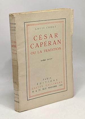 Image du vendeur pour Csar Capran ou la tradition - 6e dition mis en vente par crealivres