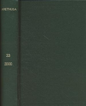 Bild des Verkufers fr Arethusa 33 (2000) [3 Bd.e]. zum Verkauf von Fundus-Online GbR Borkert Schwarz Zerfa