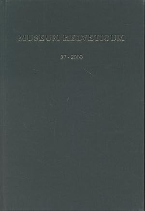 Imagen del vendedor de Museum Heleveticum: Schweizerische Zeitschrift fr klassische Altertumswissenschaft. 57. Jhg. a la venta por Fundus-Online GbR Borkert Schwarz Zerfa