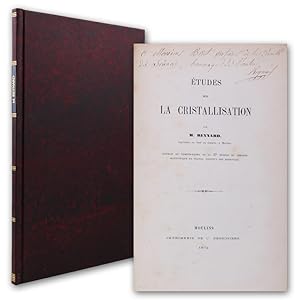 Études sur la cristallisation.