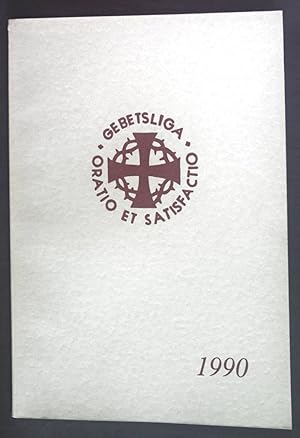 Seller image for Sinn und Zweck des neuen Selig- und Heiligsprechungsverfahrens. - in: Jahrbuch der Gebetsliga 1990. for sale by books4less (Versandantiquariat Petra Gros GmbH & Co. KG)