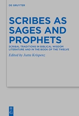 Imagen del vendedor de Scribes as Sages and Prophets a la venta por moluna