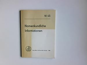 Namenkundliche Informationen