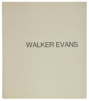 Seller image for Walker Evans. Artist-in-Residence. for sale by Shapero Rare Books