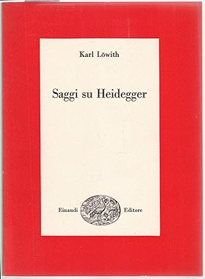 Seller image for Saggi su Heidegger for sale by Graphem. Kunst- und Buchantiquariat