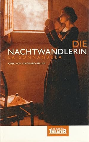 Imagen del vendedor de Programmheft Vincenzo Bellini DIE NACHTWANDLERIN Premiere 20. Juni 2002 Groes Haus Spielzeit 2001 / 2002 Heft 141 a la venta por Programmhefte24 Schauspiel und Musiktheater der letzten 150 Jahre