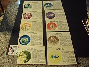 Rare 10 Vintage Man In Space Series Permanent Reference Cards