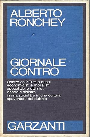 Seller image for GIORNALE CONTRO SAGGI BLU for sale by Libreria Rita Vittadello