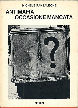 Immagine del venditore per ANTIMAFIA OCCASIONE MANCATA SAGGI - 440 - venduto da Libreria Rita Vittadello
