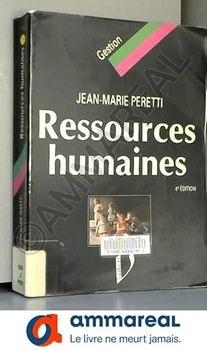 Seller image for RESSOURCES HUMAINES. 4me dition 1997 for sale by Ammareal