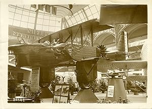 "AVION QUADRIMOTEUR DE BOMBARDEMENT Le0203" Photo de presse originale G. DEVRED Agence ROL Paris ...