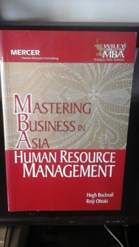 Bild des Verkufers fr Human Resource Management in Mastering Business in Asia series zum Verkauf von Stone Soup Books Inc