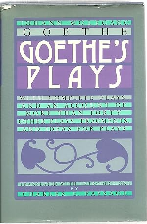 Image du vendeur pour Goethe's Plays mis en vente par Sabra Books