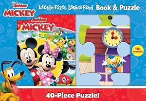 Imagen del vendedor de Disney Junior Mickey Mouse Clubhouse: Little First Look and Find Book & Puzzle (Board Book) a la venta por BargainBookStores