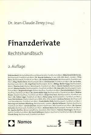 Seller image for Finanzderivate Rechtshandbuch for sale by avelibro OHG