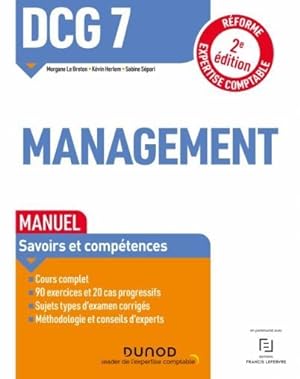 DCG 7 : management ; manuel (2e édition)