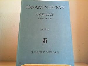 Bild des Verkufers fr 5 Capricci. Erstausgabe. Nach zeitgenssischen Abschriften herausgegeben von Alexander Weinmann. Fingersatz von Hans-Martin Theopold. [Klavier]. zum Verkauf von Antiquariat im Schloss