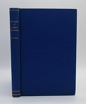 Seller image for Principles of Animal Taxonomy for sale by Open Boat Booksellers