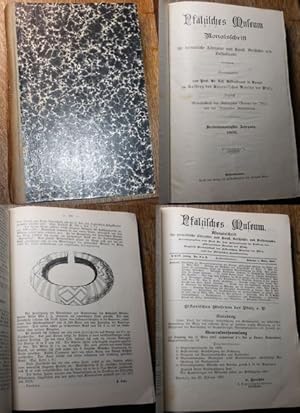 Seller image for Pflzisches Museum Monatsschrift fr heimatliche Litteratur und Kunst, Geschichte und Volkskunde. Herausgegeben vom pflzischen Schriftstellerverein. 23., 24. und 25. Jahrgang 1906, 1907 und 1908 mit der Beilage Richtfest 1908 for sale by Antiquariat im OPUS, Silvia Morch-Israel