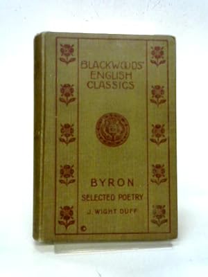 Imagen del vendedor de Byron: Selected Poetry a la venta por World of Rare Books