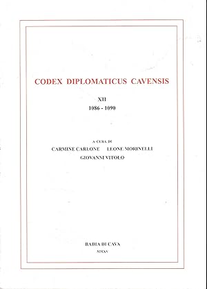 Codex Diplomaticus Cavensis XII 1086-1090