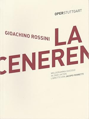 Bild des Verkufers fr Programmheft Gioachino Rossini LA CENERENTOLA Premiere 30. Juni 2013 Spielzeit 2012 / 2013 zum Verkauf von Programmhefte24 Schauspiel und Musiktheater der letzten 150 Jahre