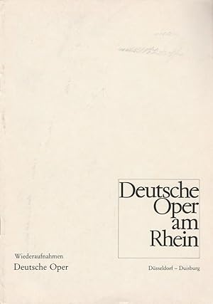 Bild des Verkufers fr Programmheft Wolfgang Amadeus Mozart DIE ENTFHRUNG AUS DEM SERAIL Wiederaufnahme 14. Februar 1982 zum Verkauf von Programmhefte24 Schauspiel und Musiktheater der letzten 150 Jahre