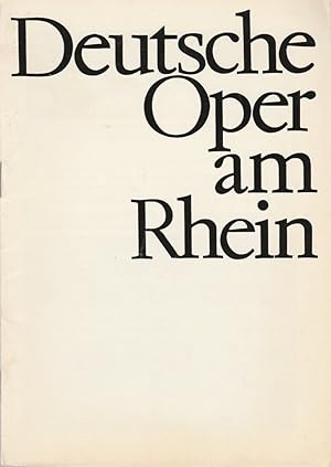 Bild des Verkufers fr Programmheft Ludwig van Beethoven FIDELIO 1. Februar 1972 Spielzeit 1971 / 72 Heft I zum Verkauf von Programmhefte24 Schauspiel und Musiktheater der letzten 150 Jahre