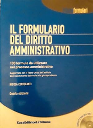Bild des Verkufers fr Il formulario del diritto amministrativo zum Verkauf von librisaggi