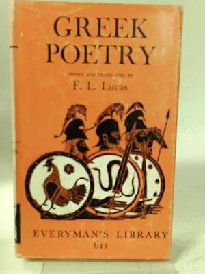 Imagen del vendedor de Greek Poetry a la venta por World of Rare Books