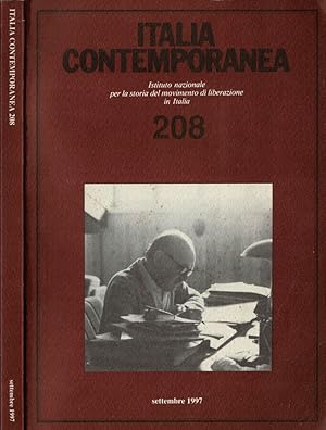 Bild des Verkufers fr Italia Contemporanea - 1997, n. 208 zum Verkauf von Biblioteca di Babele