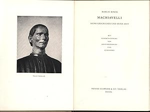 Bild des Verkufers fr Machiavelli,Seine Geschichte und seine Zeit.Mit einem Nachwort von Arvid Brodersen zum Verkauf von Antiquariat Kastanienhof