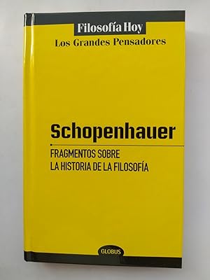 Imagen del vendedor de Fragmentos Sobre La Historia De La Filosofa. LOS GRANDES PENSADORES. a la venta por TraperaDeKlaus