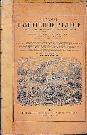 Journal d'agriculture pratique. 1888-52° année-tome II
