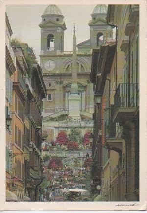 Seller image for Postal E04547: Plaza di Spagna vista da Via Condotti, Roma for sale by EL BOLETIN