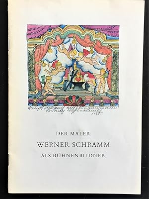 Der Maler Werner Schramm als Bühnenbildner.