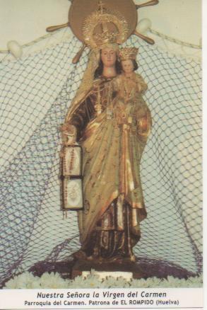 Seller image for Postal E03231: Muestra Seora la Virgen del Carmen Parroquia del Carmen. Patrona de El Rompido, Huelva for sale by EL BOLETIN