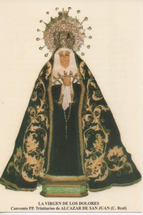 Seller image for Postal E03280: La Virgen de los Dolores.convento PPTrinitarios de Alcazar de San Juan C. Real for sale by EL BOLETIN